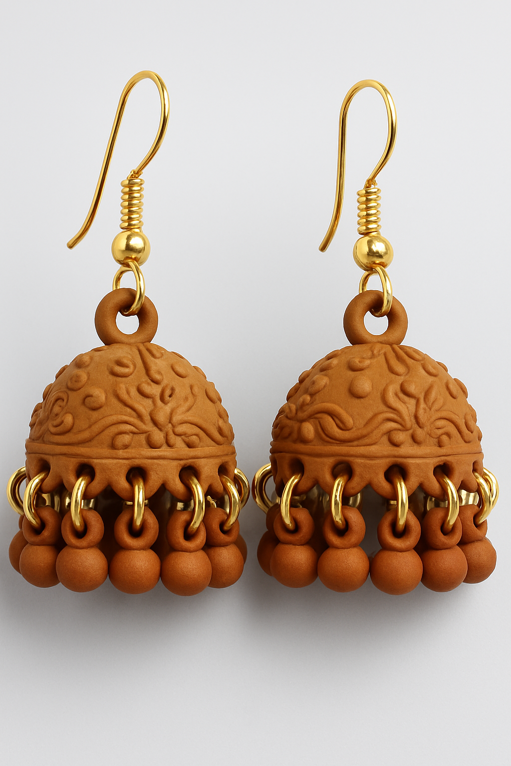Handcrafted Jhumka Earrings || Small size
