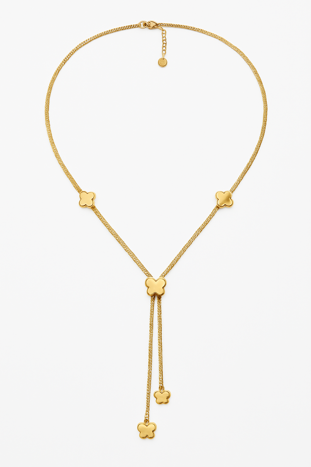 Stainless Steel Flower Necklace