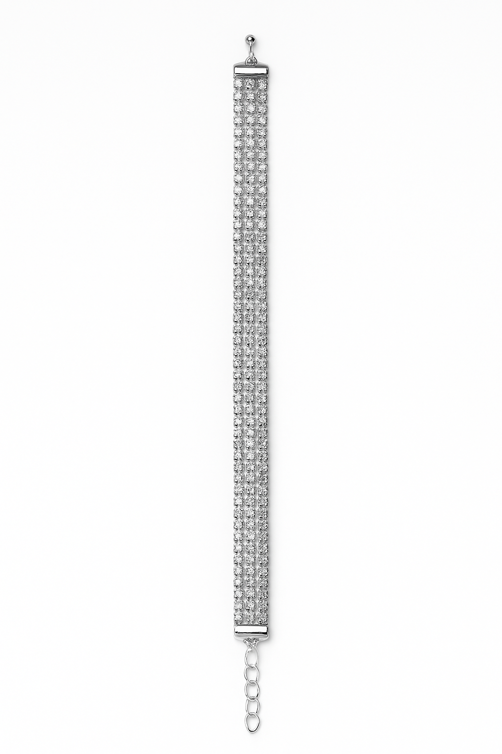 Triple Crystal Stripe Bracelet