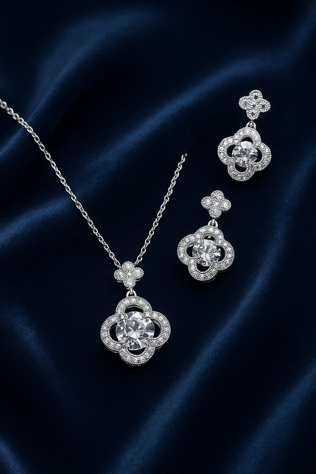 Crystal Bloom Jewelry Set