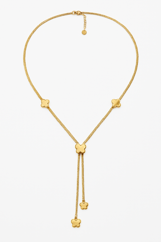 Stainless Steel Flower Necklace