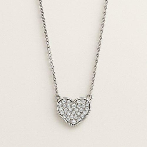 Eternal Love Heart China Gold Necklace