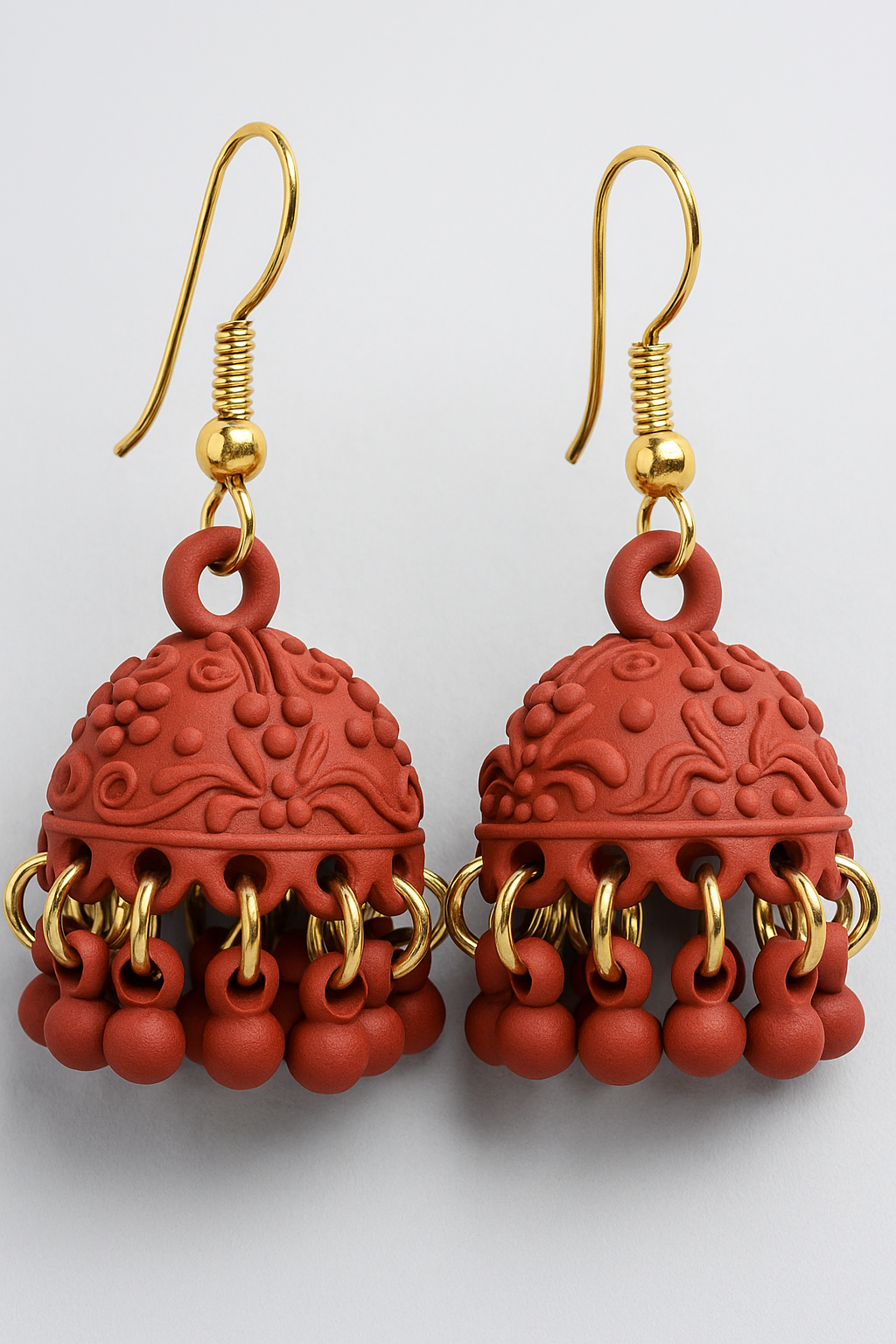 Handcrafted Jhumka Earrings || Small size